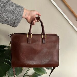 Brown Leather Men's Bag